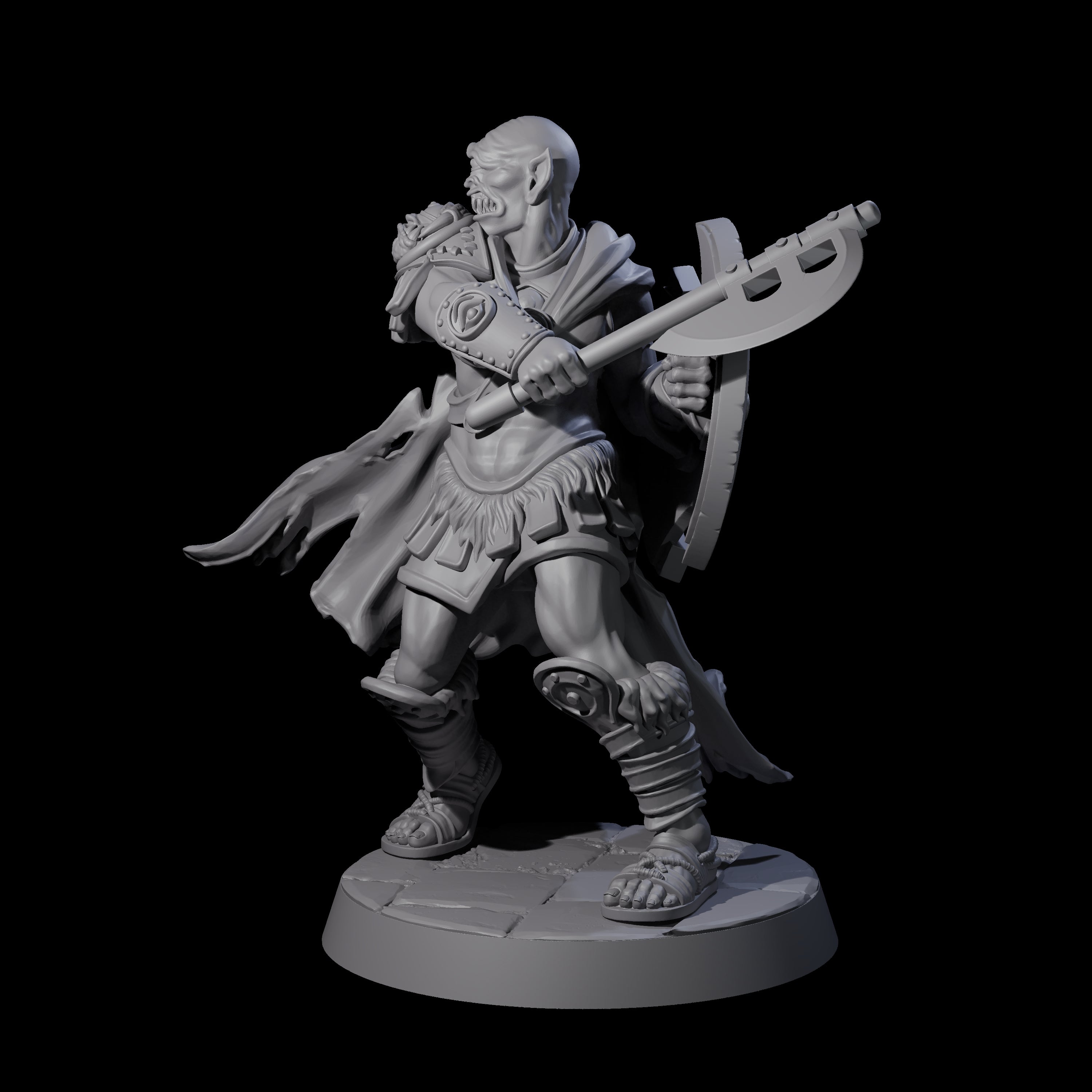 Filthy Cyclops Warrior B Miniature for Dungeons and Dragons, Pathfinder or other TTRPGs