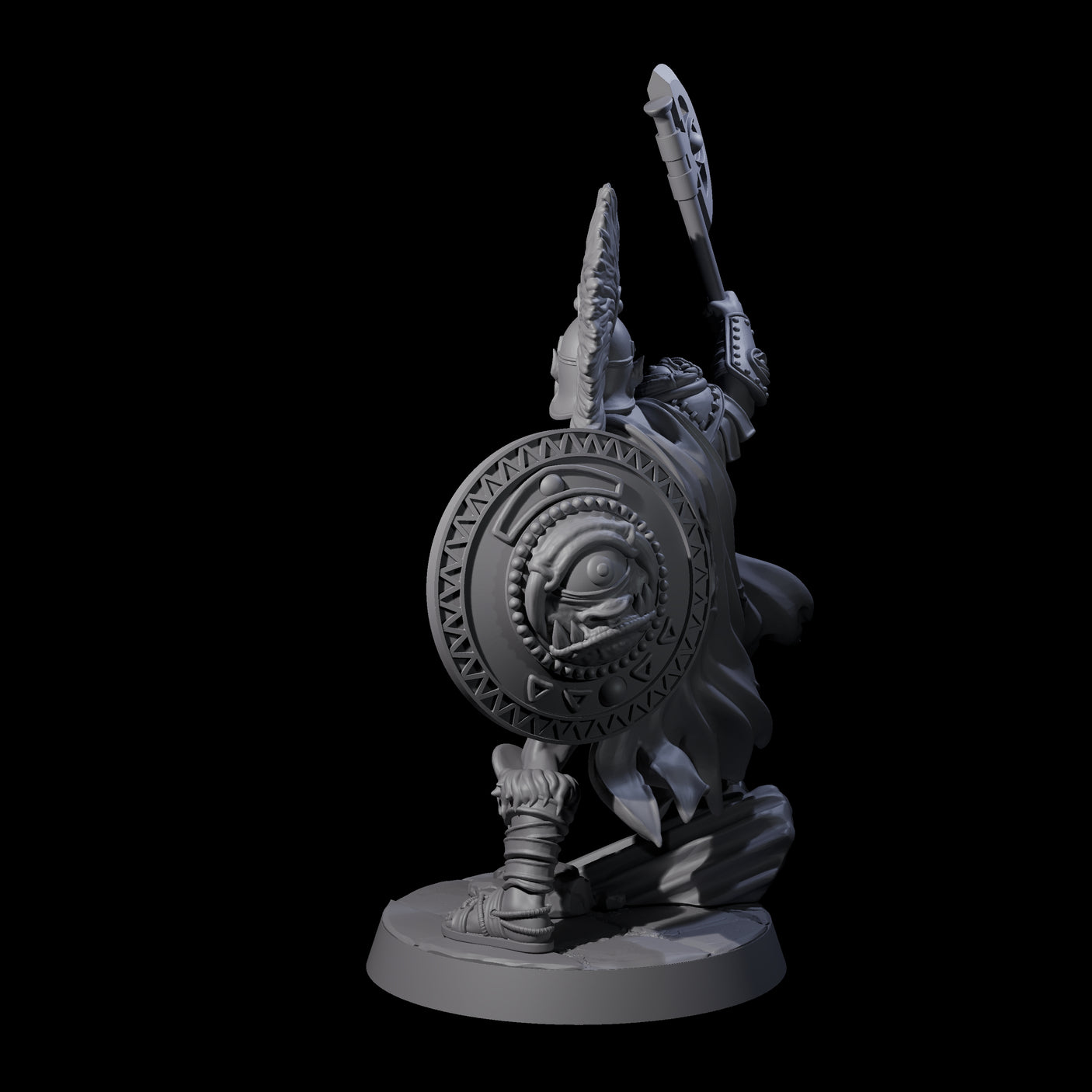 Filthy Cyclops Warrior C Miniature for Dungeons and Dragons, Pathfinder or other TTRPGs