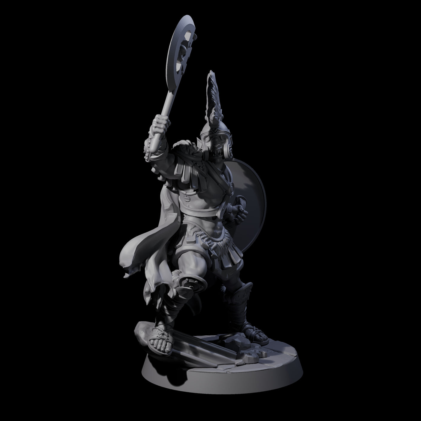Filthy Cyclops Warrior C Miniature for Dungeons and Dragons, Pathfinder or other TTRPGs