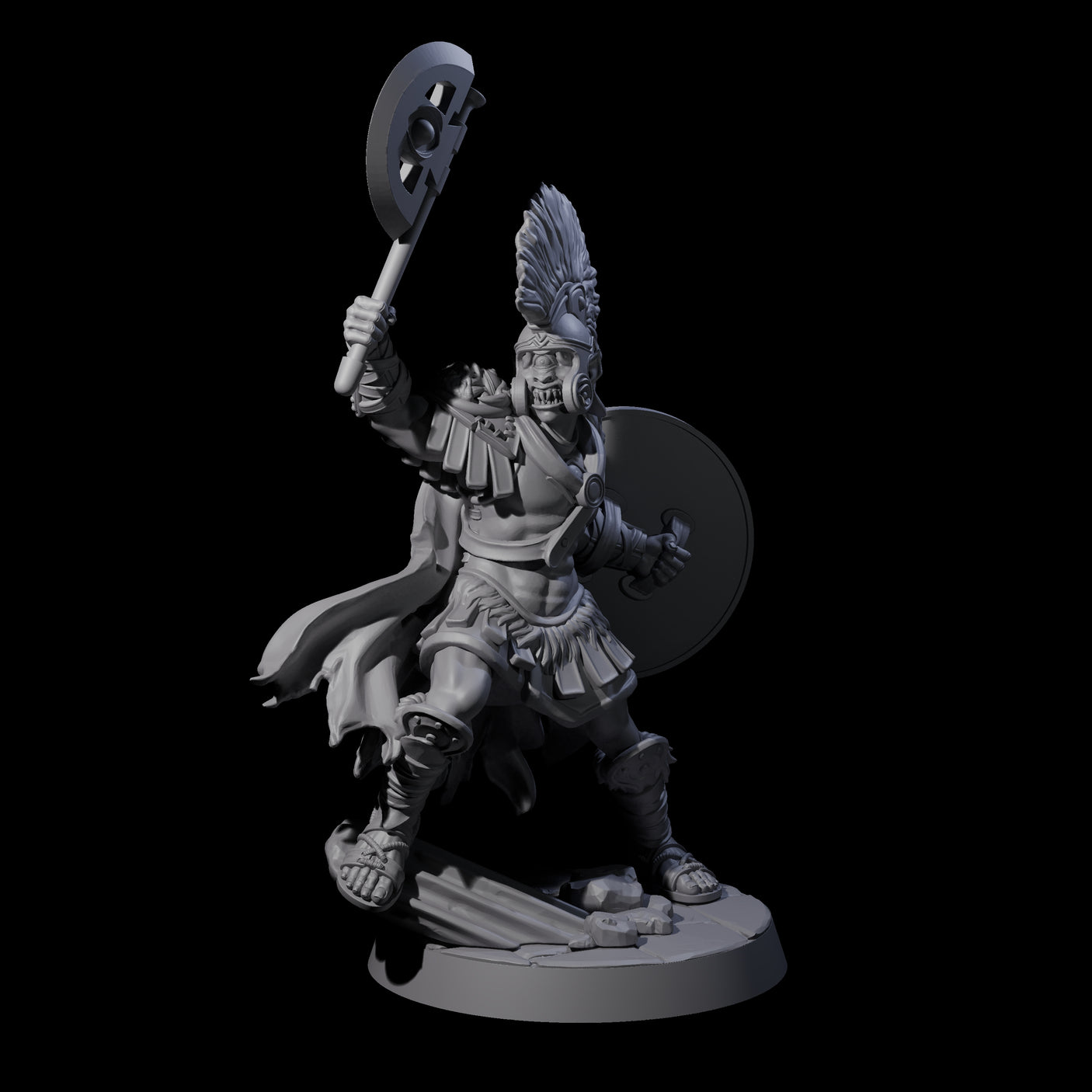 Filthy Cyclops Warrior C Miniature for Dungeons and Dragons, Pathfinder or other TTRPGs
