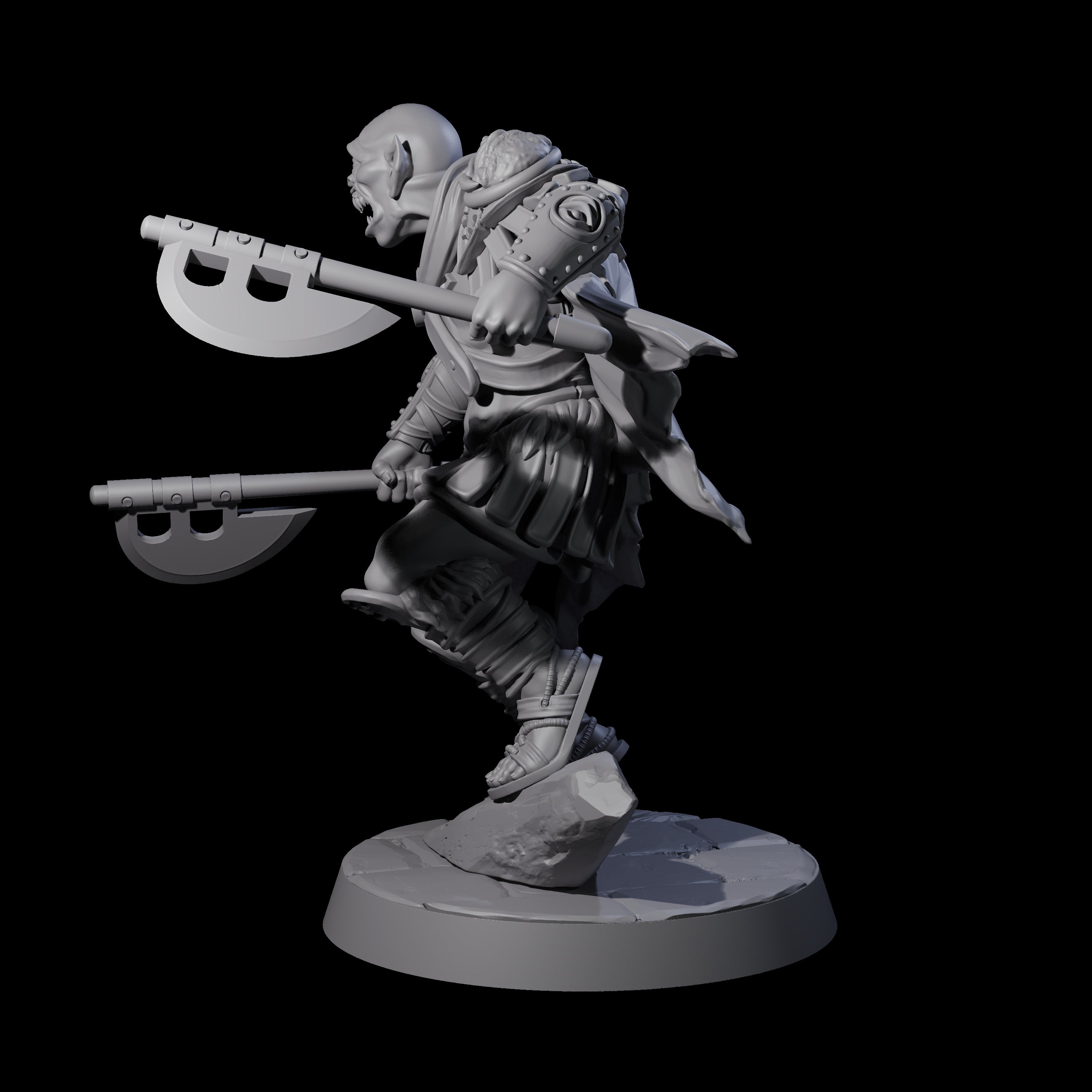 Filthy Cyclops Warrior D Miniature for Dungeons and Dragons, Pathfinder or other TTRPGs