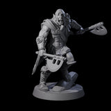 Filthy Cyclops Warrior D Miniature for Dungeons and Dragons, Pathfinder or other TTRPGs