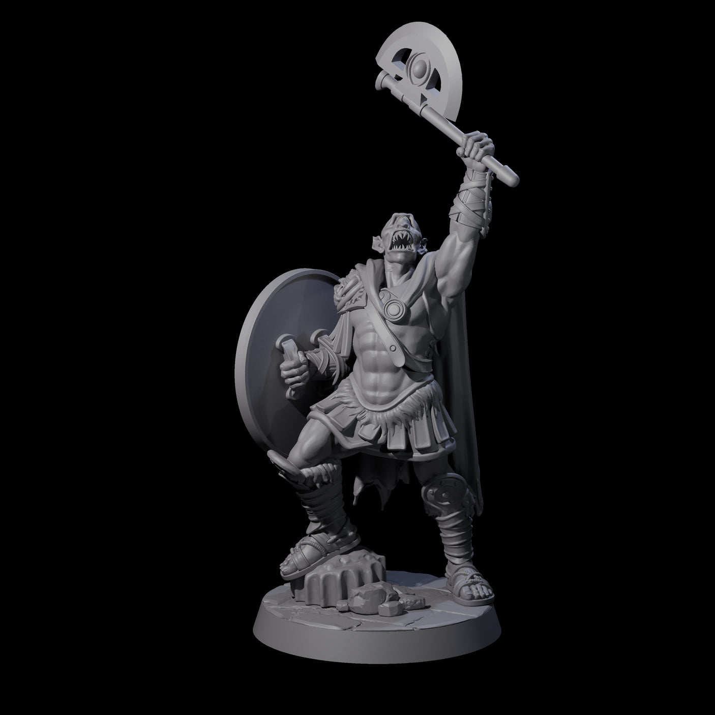 Filthy Cyclops Warrior E Miniature for Dungeons and Dragons, Pathfinder or other TTRPGs