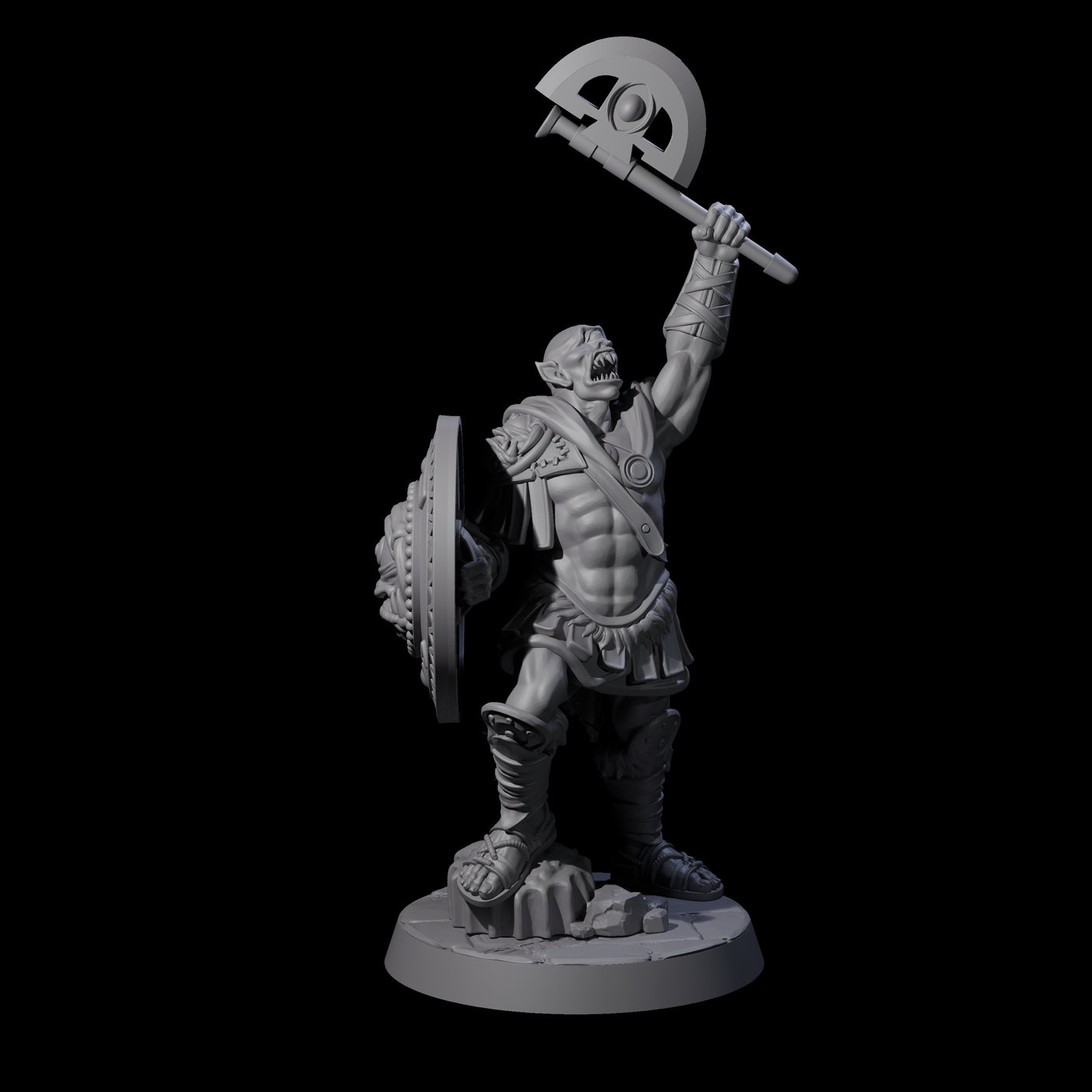 Filthy Cyclops Warrior E Miniature for Dungeons and Dragons, Pathfinder or other TTRPGs