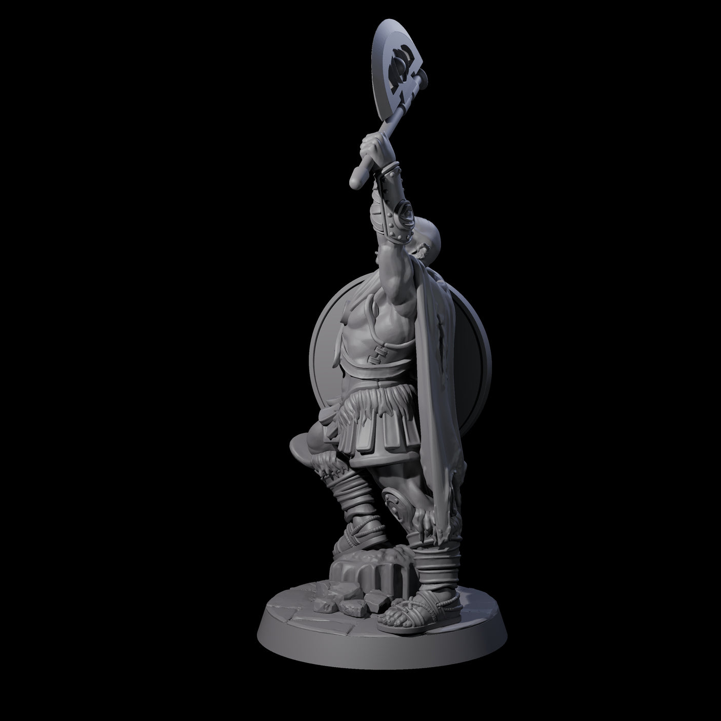 Filthy Cyclops Warrior E Miniature for Dungeons and Dragons, Pathfinder or other TTRPGs