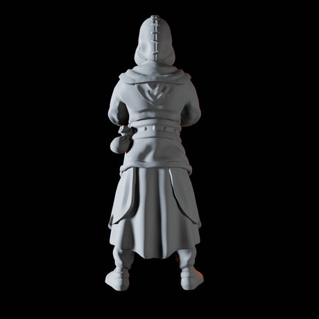 Fire Cultist Miniature for Dungeons and Dragons, Pathfinder or other TTRPGs