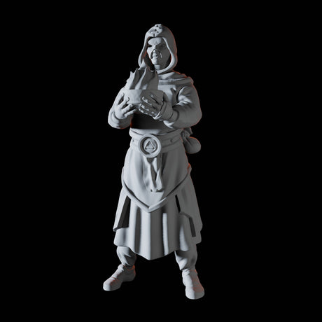 Fire Cultist Miniature for Dungeons and Dragons, Pathfinder or other TTRPGs