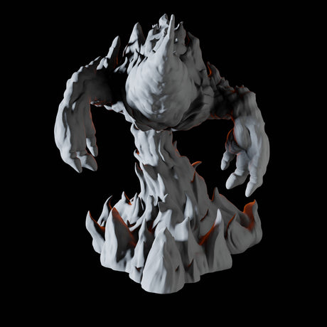 Fire Elemental C Miniature for Dungeons and Dragons, Pathfinder or other TTRPGs