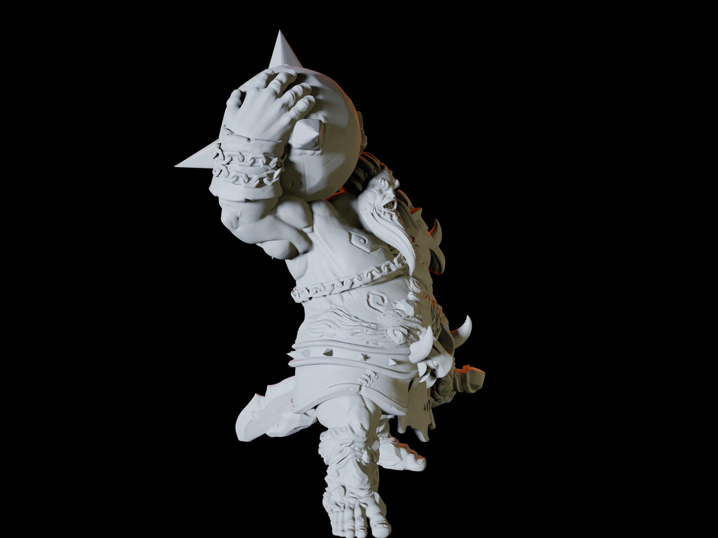 Fire Giant Type A Miniature for Dungeons and Dragons, Pathfinder or other TTRPGs