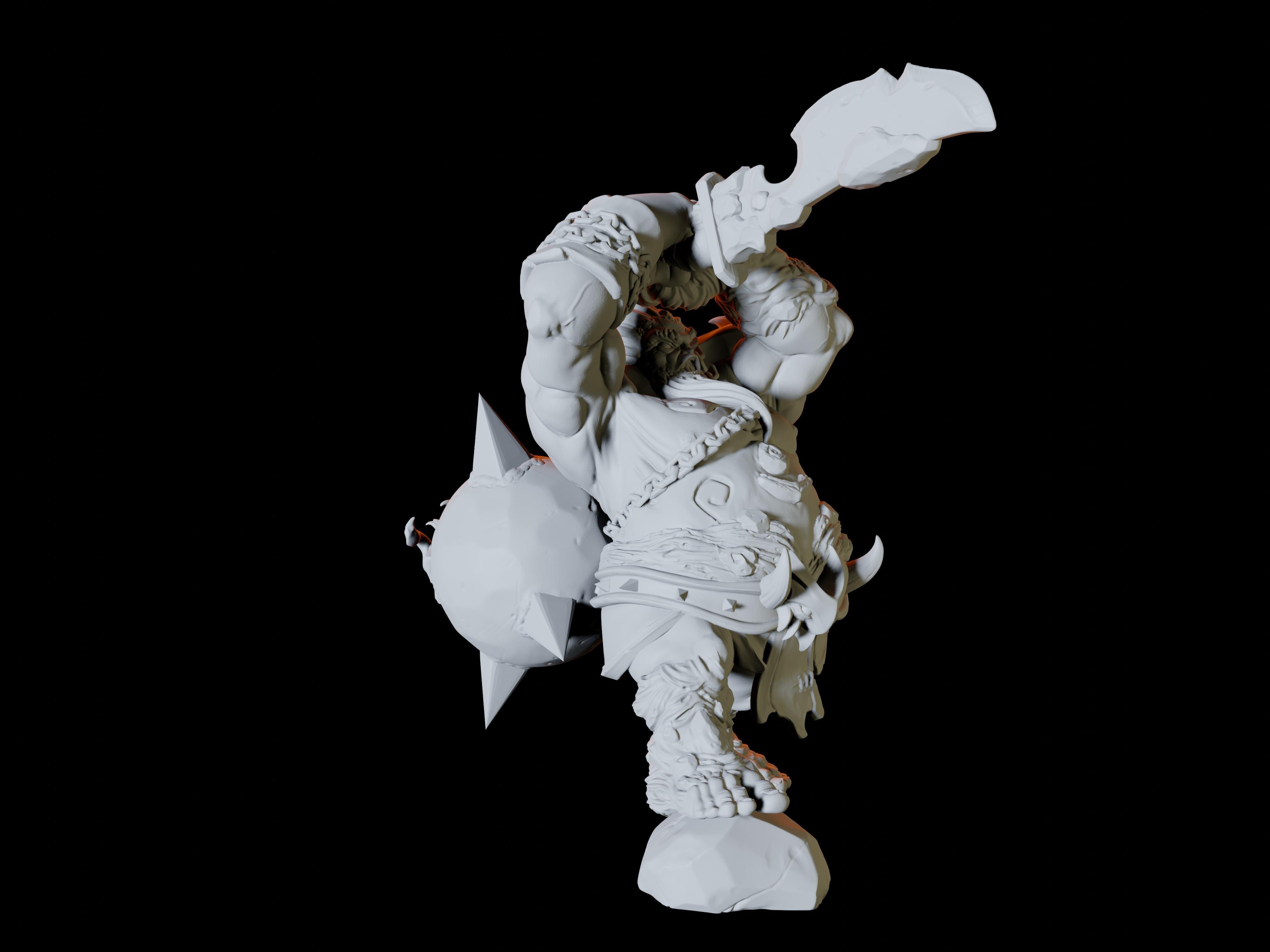 Fire Giant Miniature for Dungeons and Dragons - Myth Forged