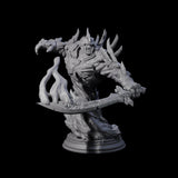 Fire Myrmidon Miniature for Dungeons and Dragons, Pathfinder or other TTRPGs