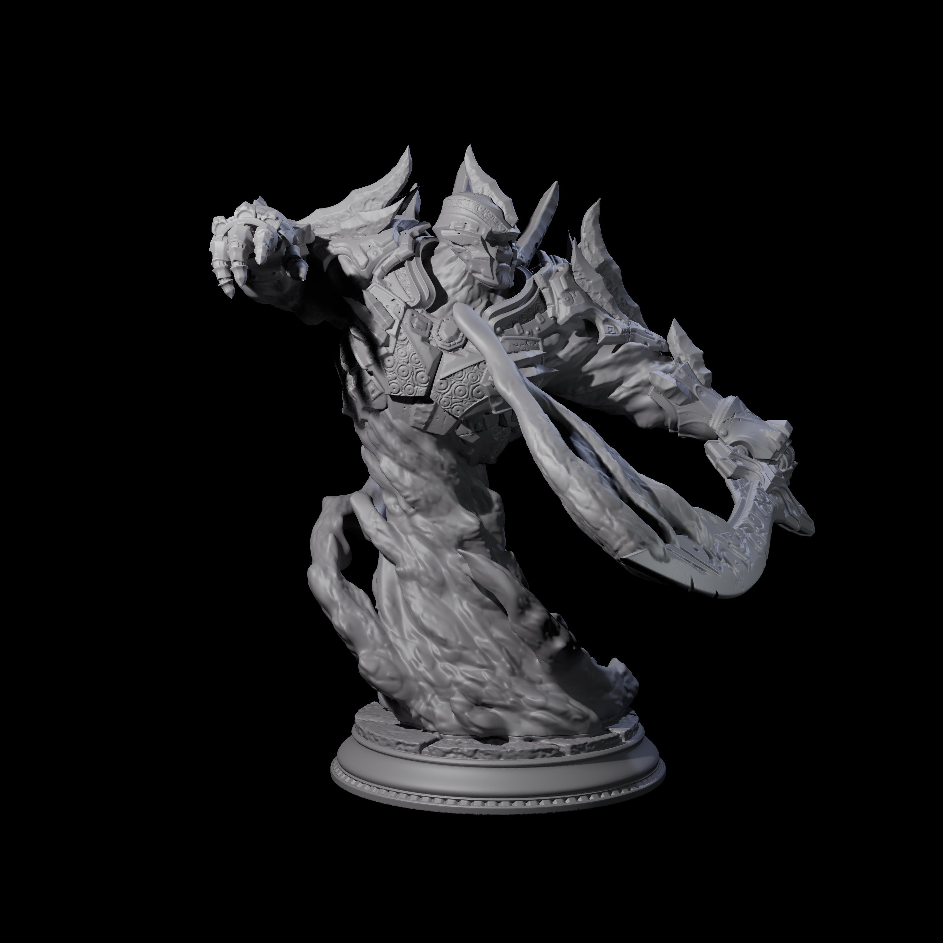 Fire Myrmidon Miniature for Dungeons and Dragons, Pathfinder or other TTRPGs