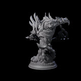 Fire Myrmidon Miniature for Dungeons and Dragons, Pathfinder or other TTRPGs