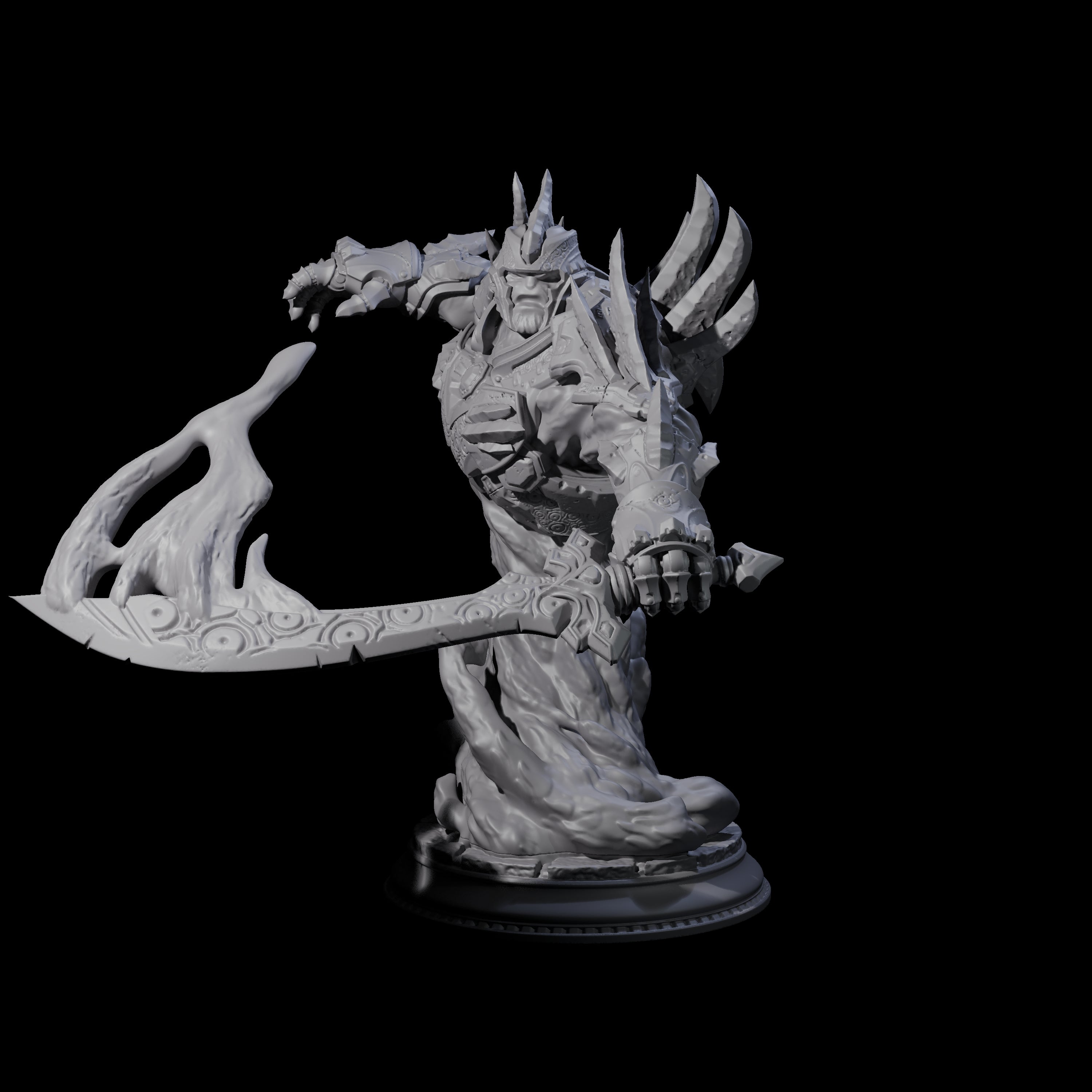 Fire Myrmidon Miniature for Dungeons and Dragons, Pathfinder or other TTRPGs