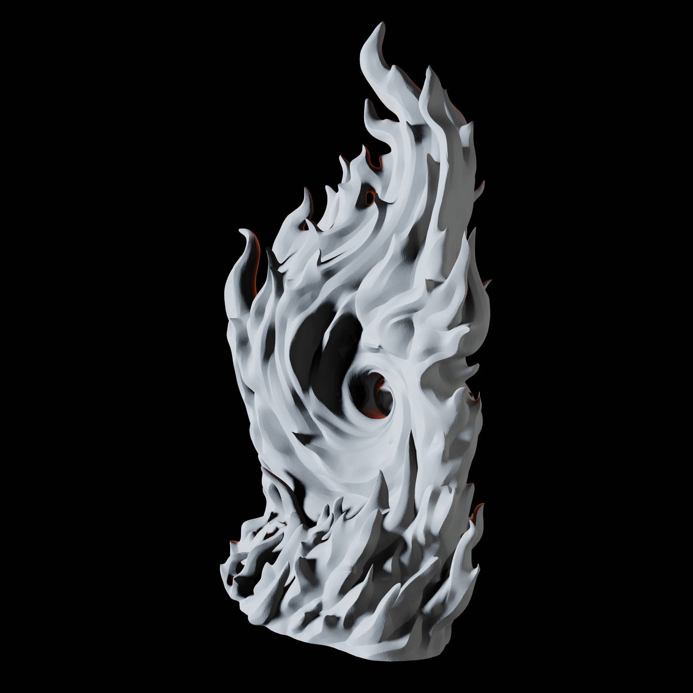 Fire Portal Miniature for Dungeons and Dragons, Pathfinder or other TTRPGs