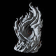Fire Portal Miniature for Dungeons and Dragons, Pathfinder or other TTRPGs