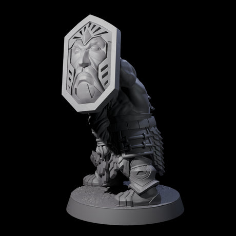 Fire Veined Dwarf Warrior A Miniature for Dungeons and Dragons, Pathfinder or other TTRPGs
