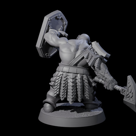 Fire Veined Dwarf Warrior A Miniature for Dungeons and Dragons, Pathfinder or other TTRPGs