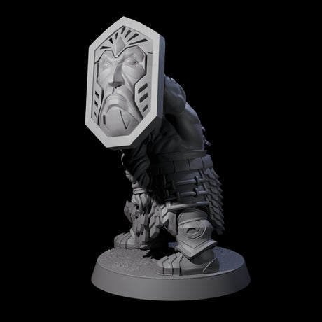 Fire Veined Dwarf Warrior A Miniature for Dungeons and Dragons, Pathfinder or other TTRPGs