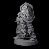 Fire Veined Dwarf Warrior A Miniature for Dungeons and Dragons, Pathfinder or other TTRPGs