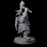 Fire Veined Dwarf Warrior B Miniature for Dungeons and Dragons, Pathfinder or other TTRPGs