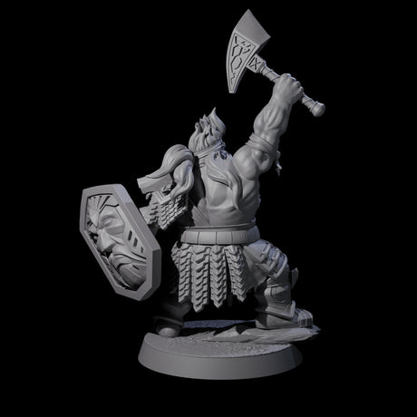 Fire Veined Dwarf Warrior C Miniature for Dungeons and Dragons, Pathfinder or other TTRPGs