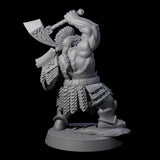 Fire Veined Dwarf Warrior D Miniature for Dungeons and Dragons, Pathfinder or other TTRPGs