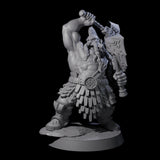 Fire Veined Dwarf Warrior D Miniature for Dungeons and Dragons, Pathfinder or other TTRPGs