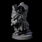Fire Veined Dwarf Warrior D Miniature for Dungeons and Dragons, Pathfinder or other TTRPGs