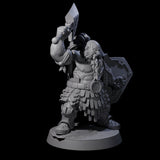Fire Veined Dwarf Warriors Miniature for Dungeons and Dragons, Pathfinder or other TTRPGs