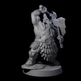 Fire Veined Dwarf Warriors Miniature for Dungeons and Dragons, Pathfinder or other TTRPGs
