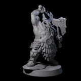 Fire Veined Dwarf Warriors Miniature for Dungeons and Dragons, Pathfinder or other TTRPGs