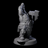 Fire Veined Dwarf Warriors Miniature for Dungeons and Dragons, Pathfinder or other TTRPGs