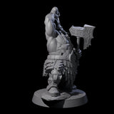 Fire Veined Dwarf Warriors Miniature for Dungeons and Dragons, Pathfinder or other TTRPGs