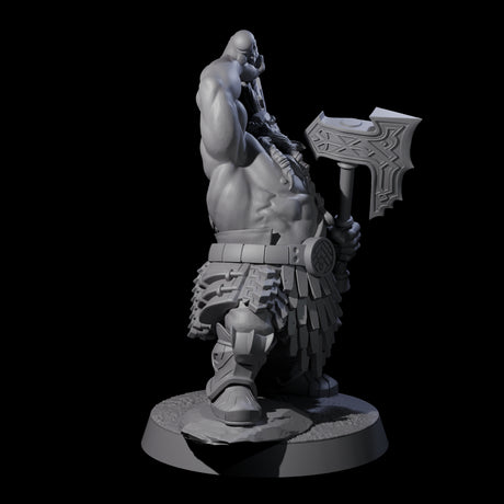 Fire Veined Dwarf Warriors Miniature for Dungeons and Dragons, Pathfinder or other TTRPGs