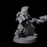 Fire Veined Dwarf Warriors Miniature for Dungeons and Dragons, Pathfinder or other TTRPGs