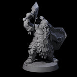 Fire Veined Dwarf Warriors Miniature for Dungeons and Dragons, Pathfinder or other TTRPGs