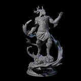 Firey Dragonborn Sorcerer Miniature for Dungeons and Dragons, Pathfinder or other TTRPGs