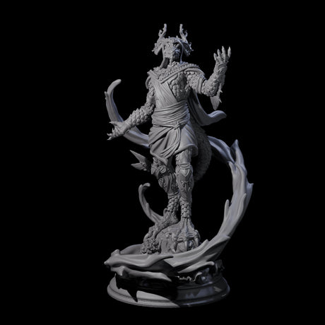 Firey Dragonborn Sorcerer Miniature for Dungeons and Dragons, Pathfinder or other TTRPGs