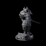 Firey Tiefling Warlock Miniature for Dungeons and Dragons, Pathfinder or other TTRPGs