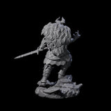 Firey Tiefling Warlock Miniature for Dungeons and Dragons, Pathfinder or other TTRPGs