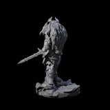 Firey Tiefling Warlock Miniature for Dungeons and Dragons, Pathfinder or other TTRPGs