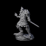 Firey Tiefling Warlock Miniature for Dungeons and Dragons, Pathfinder or other TTRPGs