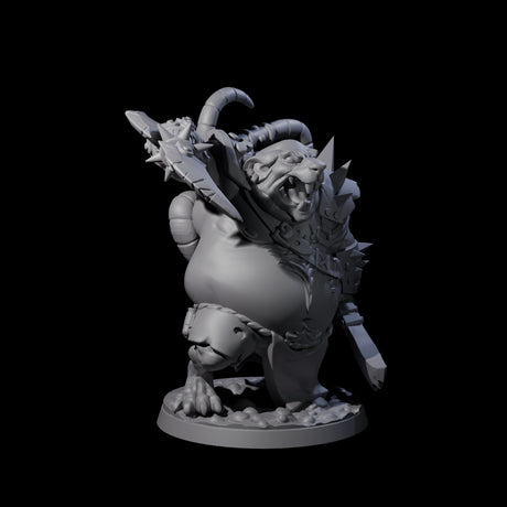 First Mate Ratfolk Pirate Miniature for Dungeons and Dragons, Pathfinder or other TTRPGs