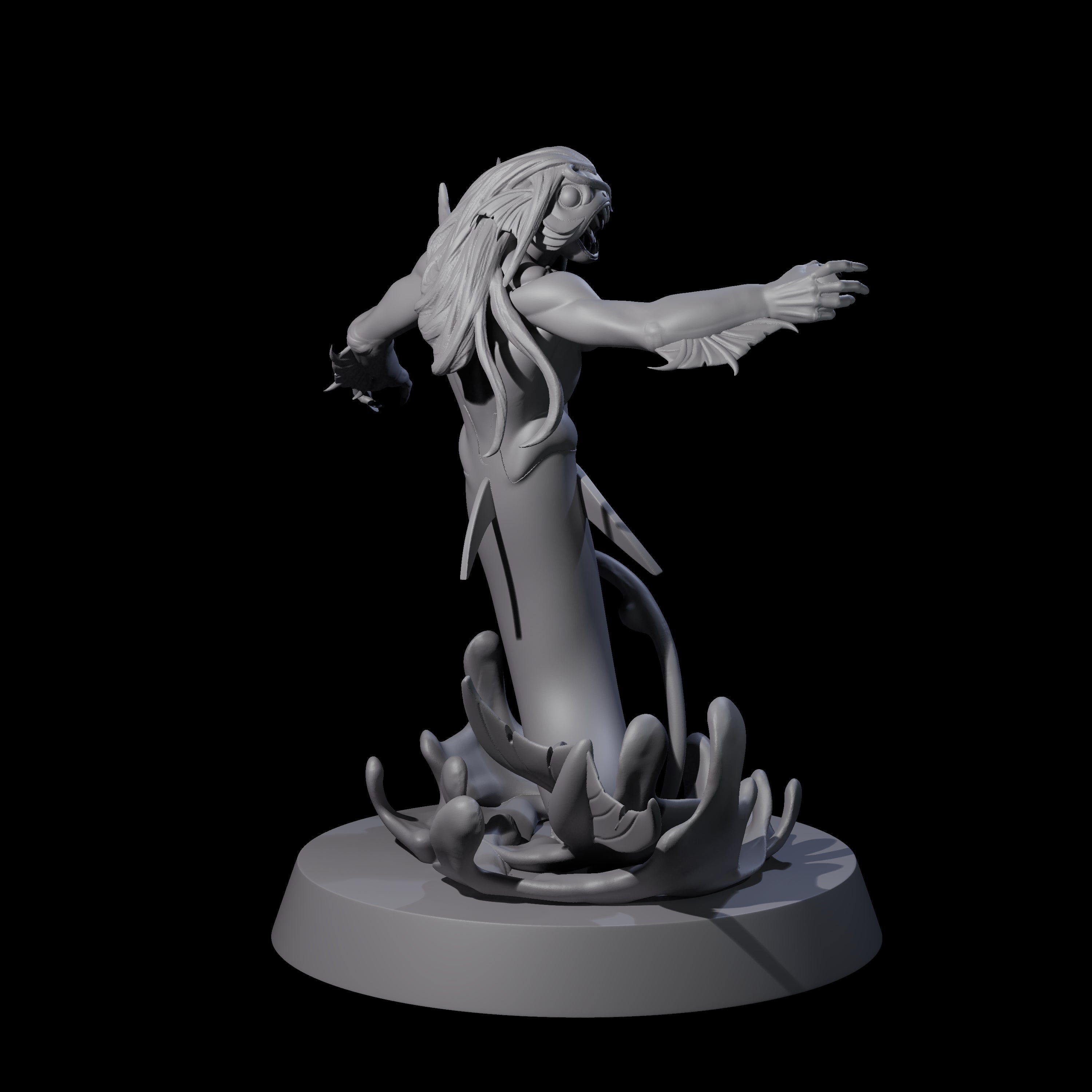 Fishy Deep One A Miniature for Dungeons and Dragons, Pathfinder or other TTRPGs