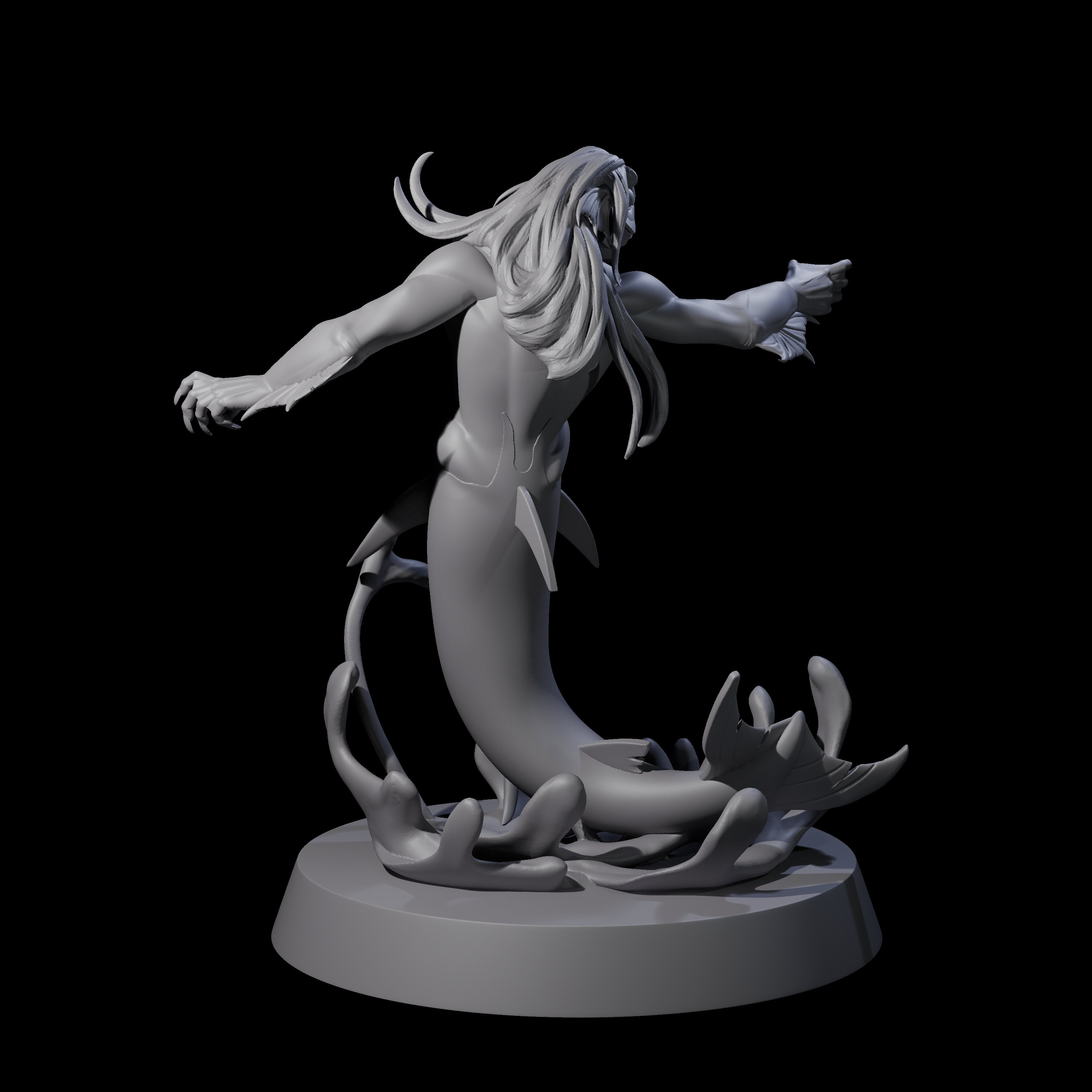 Fishy Deep One A Miniature for Dungeons and Dragons, Pathfinder or other TTRPGs