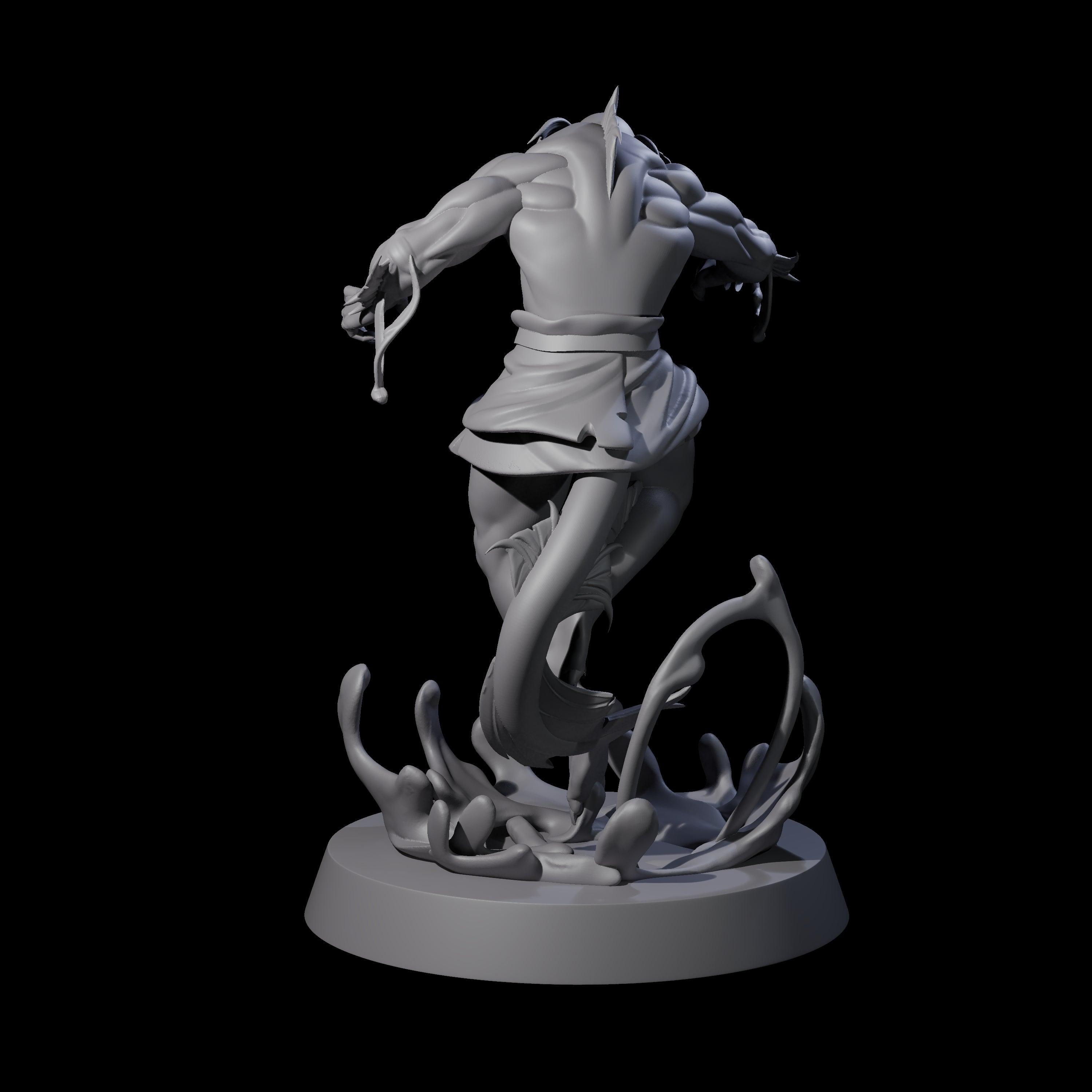 Fishy Deep One B Miniature for Dungeons and Dragons, Pathfinder or other TTRPGs