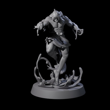 Fishy Deep One B Miniature for Dungeons and Dragons, Pathfinder or other TTRPGs