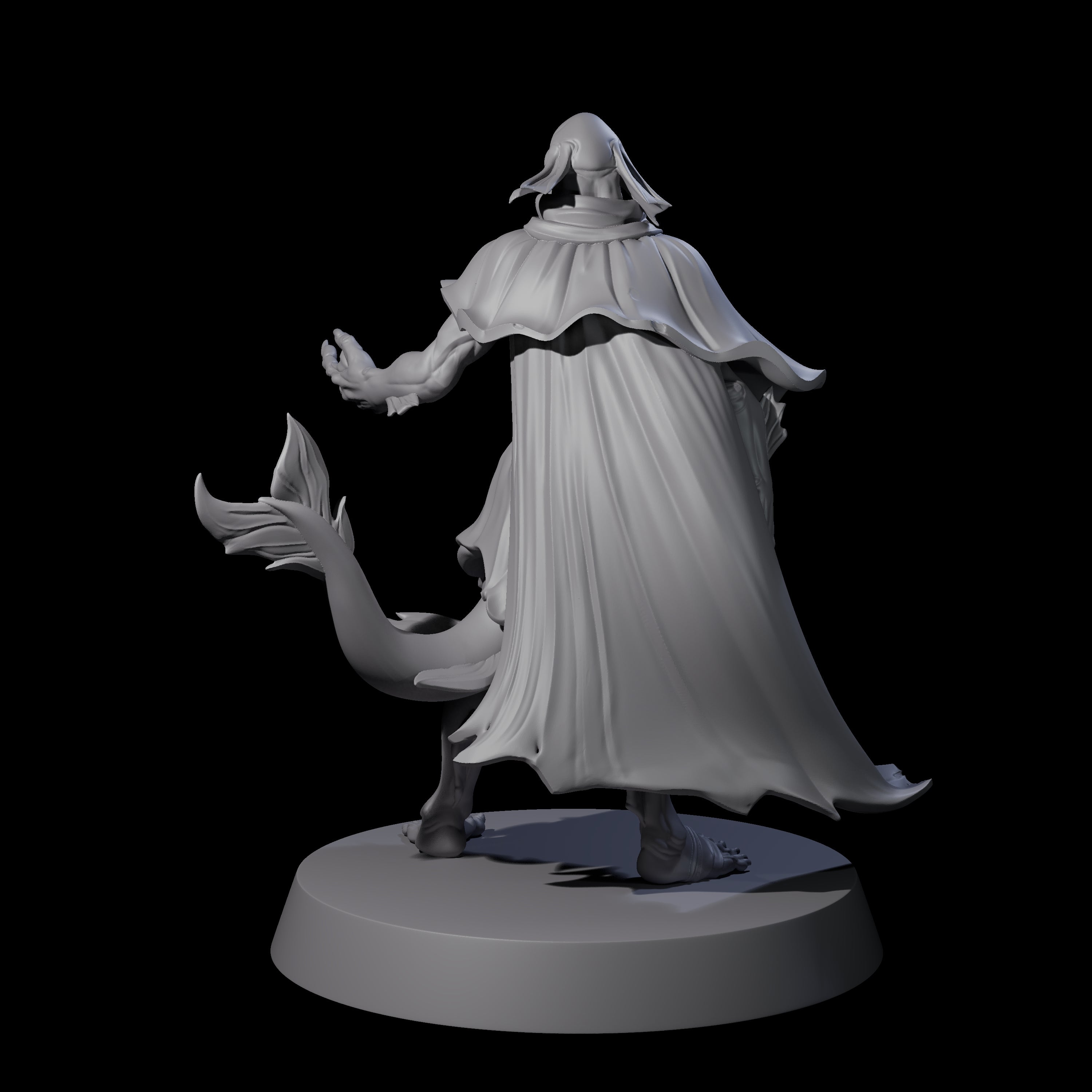 Fishy Deep One D Miniature for Dungeons and Dragons, Pathfinder or other TTRPGs