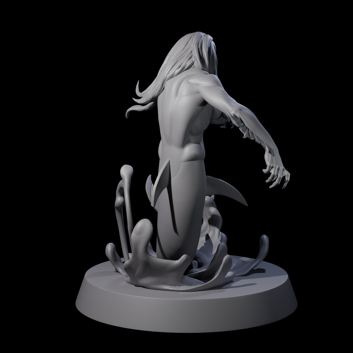 Fishy Deep One E Miniature for Dungeons and Dragons, Pathfinder or other TTRPGs